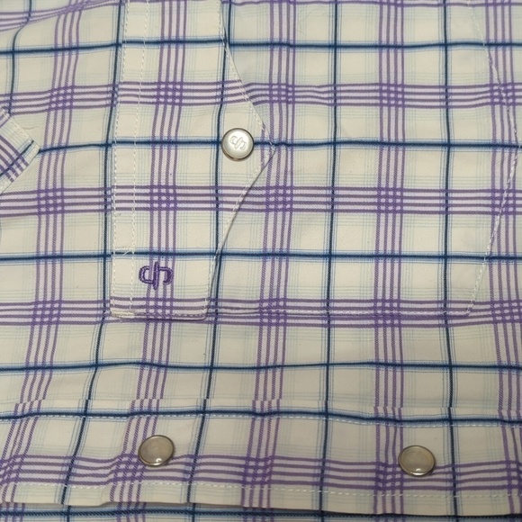 Stetson Men Button Down Shirt Plaid - Picture 4 of 8